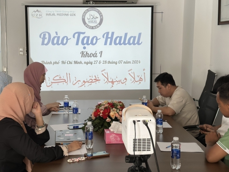 Hoàn Thành Đào Tạo Halal khóa 1