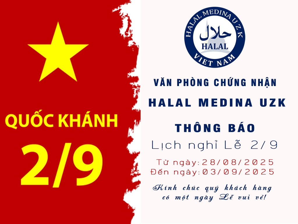 Thông Báo nghỉ Lễ 2/9